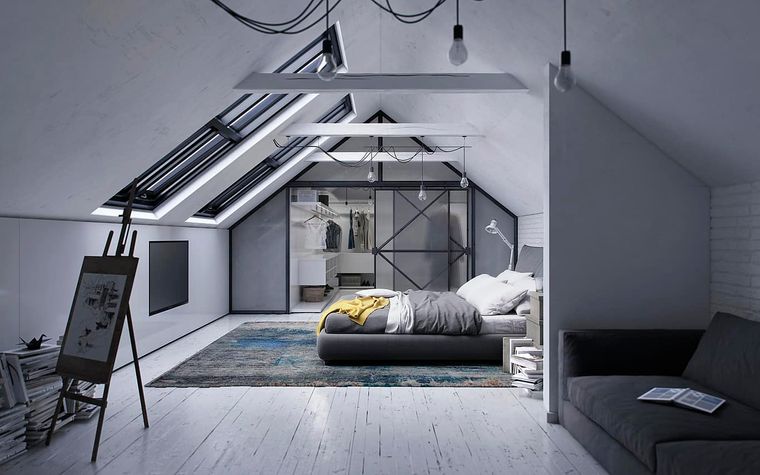 tendencias decoración dormitorios loft