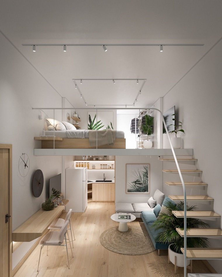 Decoracion-loft-pequeno-diseno-escandinavo