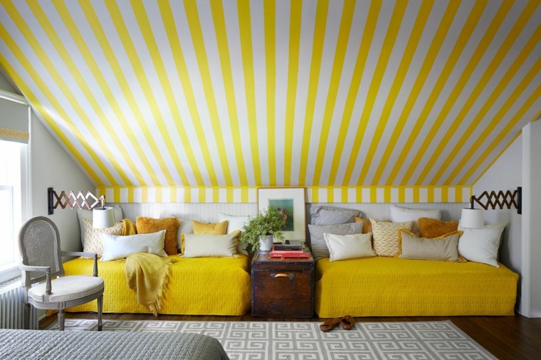 ideas-amarillo-techo-papel-pared