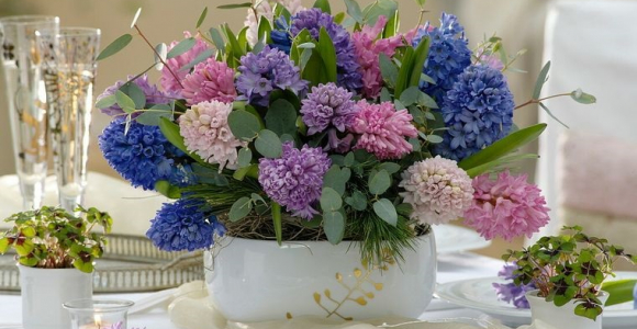 flores de jacinto para decorar