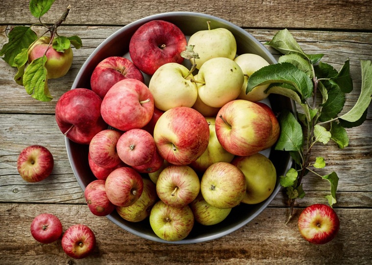 cocina feng shui-comer-alimentos-manzanas