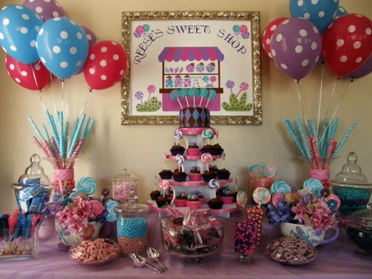 cumpleaños decoracion mesa de dulce