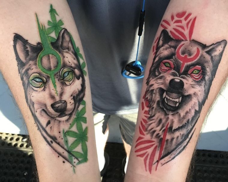 tatuajes de lobo ideas diseños