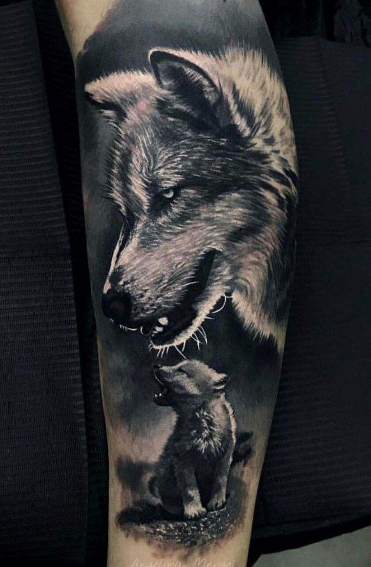 tatuajes de lobo simbolo de transformacion