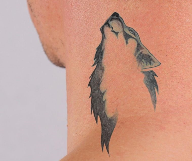 tatuajes de lobo simple