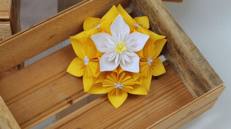 flores de papel bricolaje