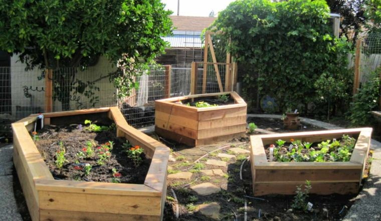 decoración de jardines formas originales