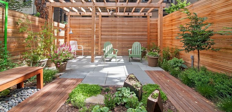 decoración de jardines minimalistas