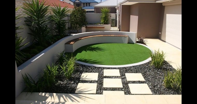 decoración de jardines sencillos