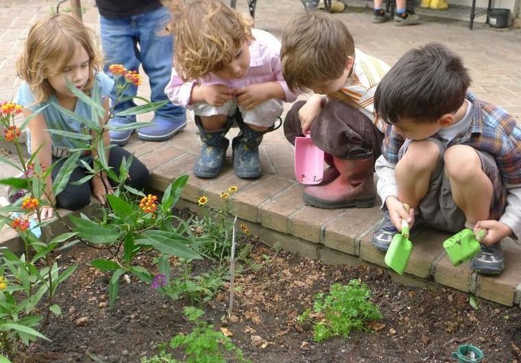 jardinería con niños