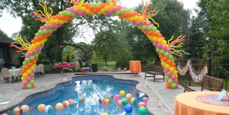 ideas para cumpleaños en piscina