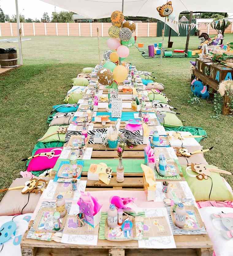 ideas para cumpleaños picnic infantil