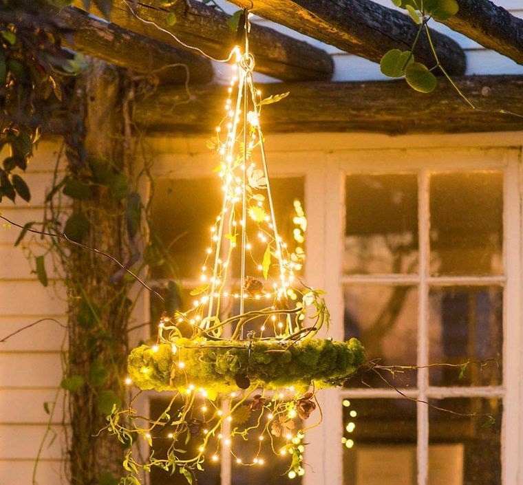 iluminación decorativa colgante para exterior