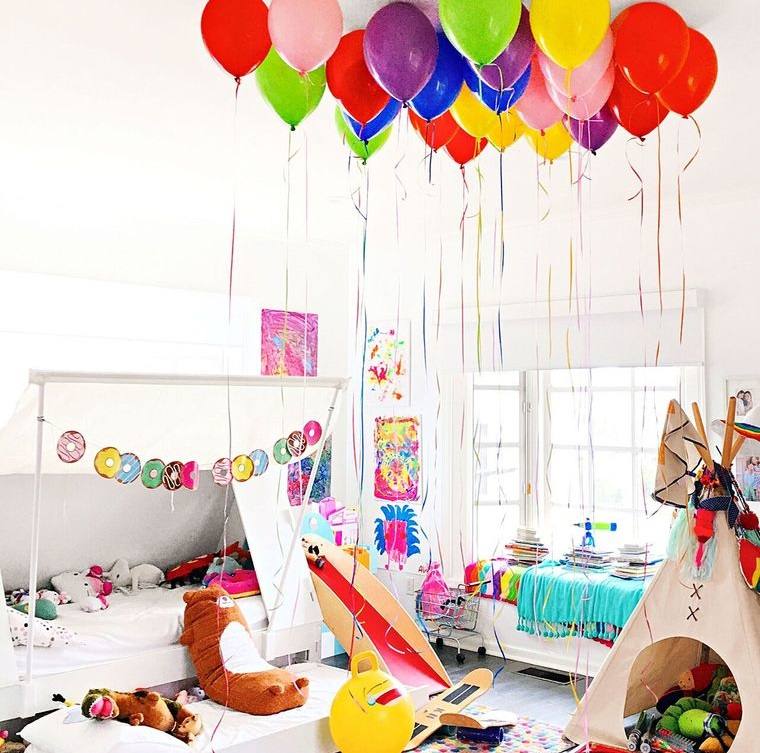 septiembre 2021 cumple infantil con globos en casa