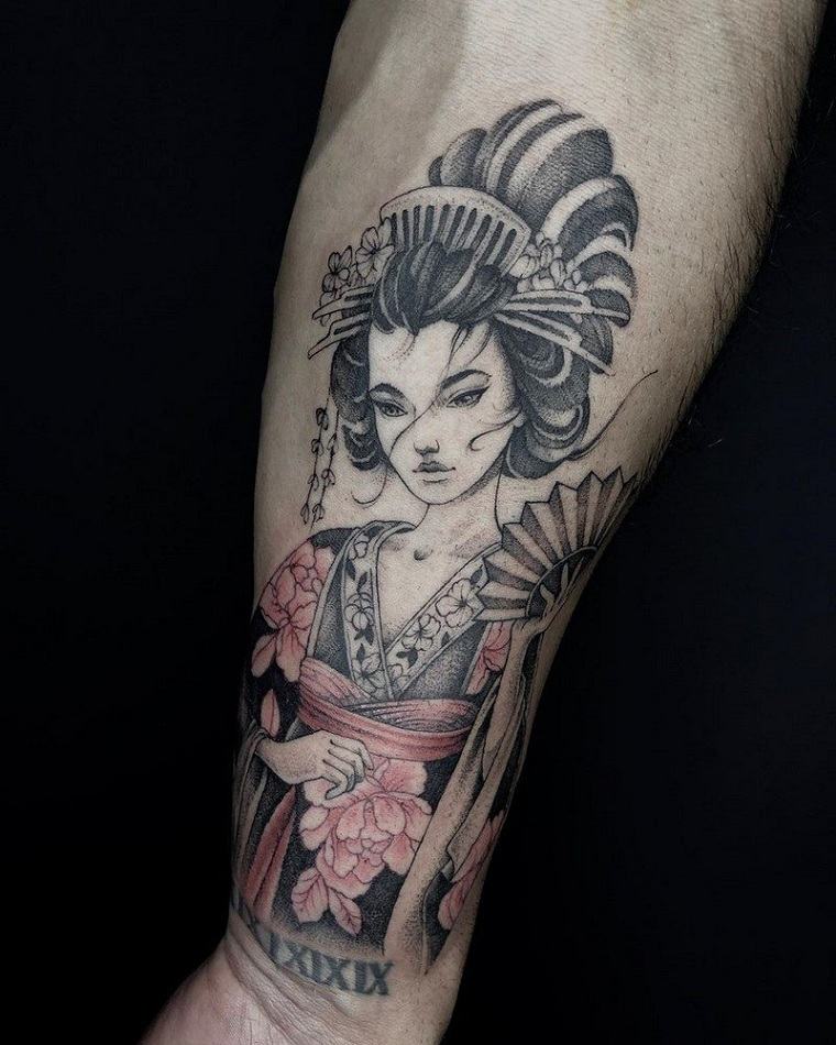 Los-mejores-tatuajes-para-hombres-geisha