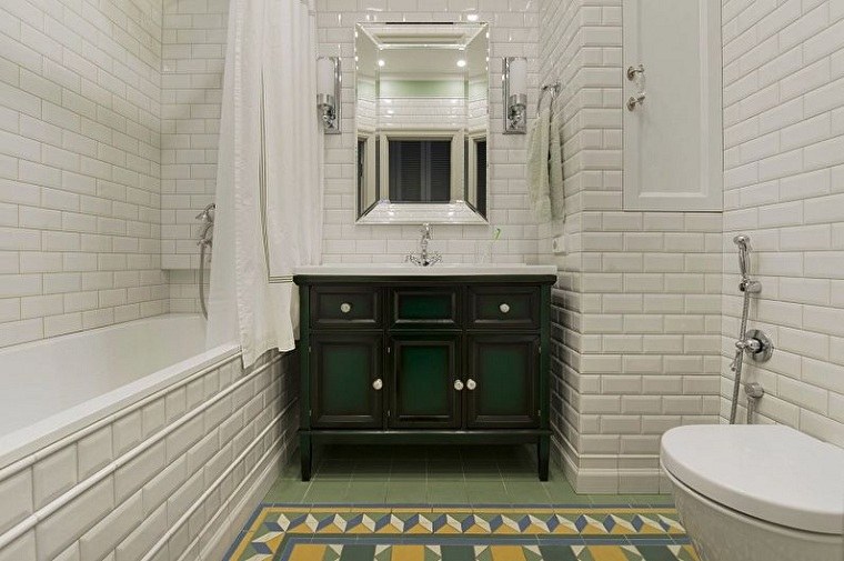 Diseño de baños 2021 bano-banera-muebles-ideas