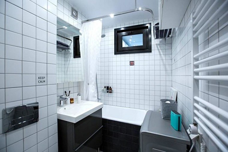 Diseño de baños 2021 bano-blanco-negro-estilo-diseno-casa
