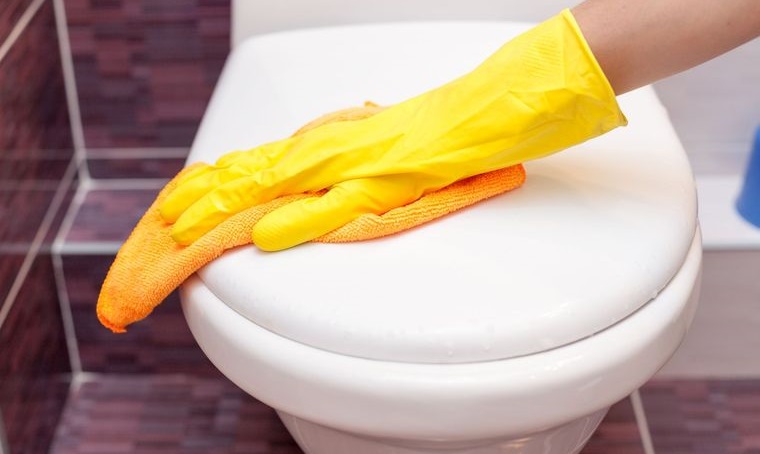 cómo limpiar el inodoro por fuera