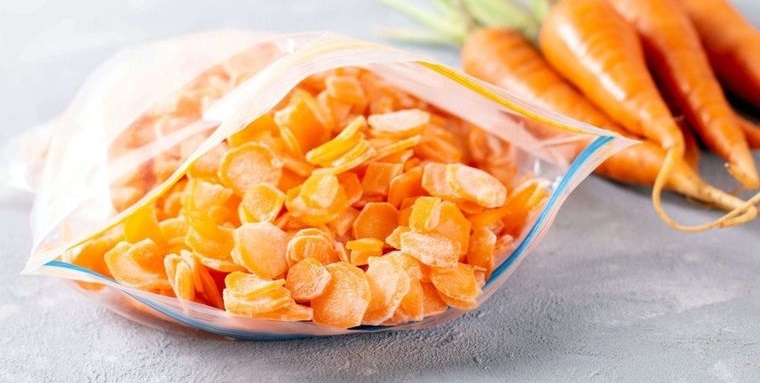 conservar zanahorias congeladas