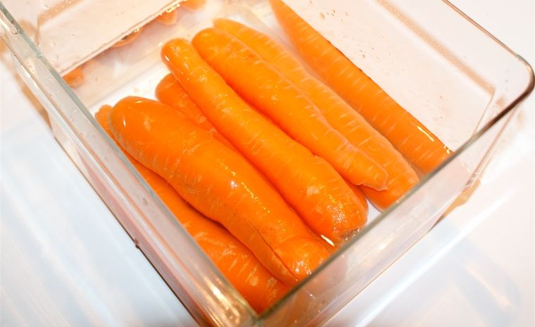 conservar zanahorias en agua