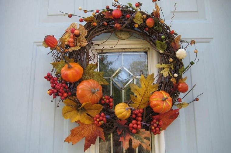 decoración otoño manualidades