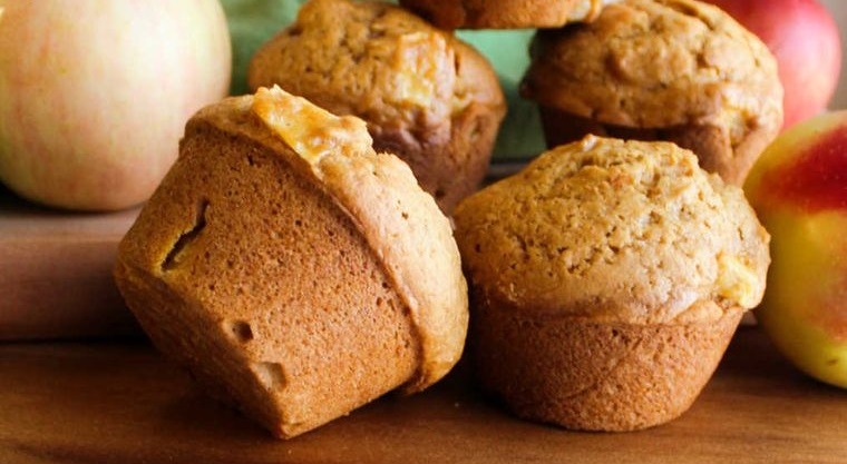 postres con manzanas faciles muffins