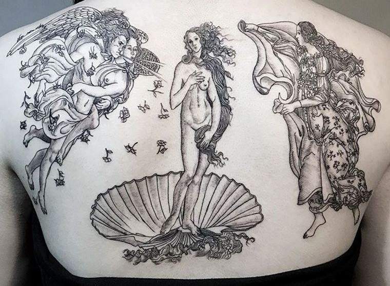 tatuajes para mujeres diosa venus