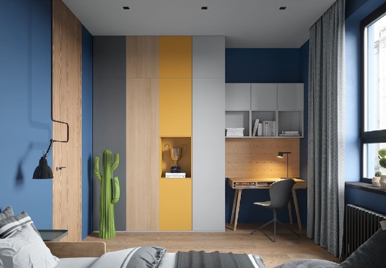 combinar-azul-amarillo-paredes-habitacion
