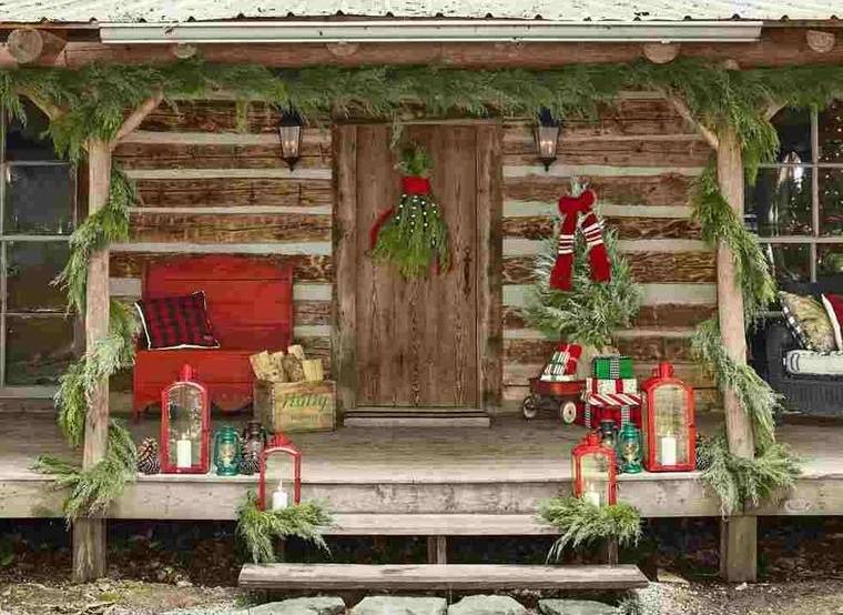 decoracion rustica navideña