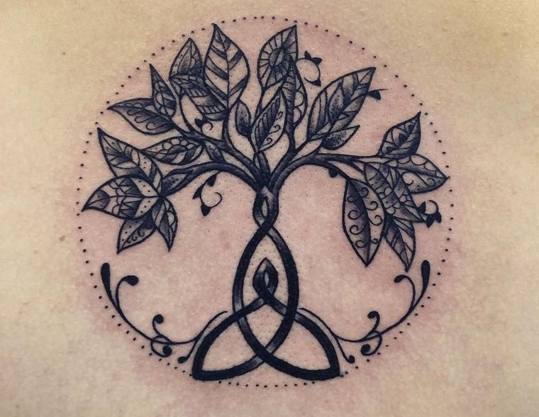 tatuajes de árboles cultura celta