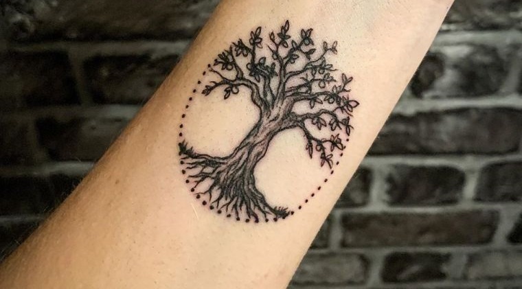tatuajes de árboles de la vida