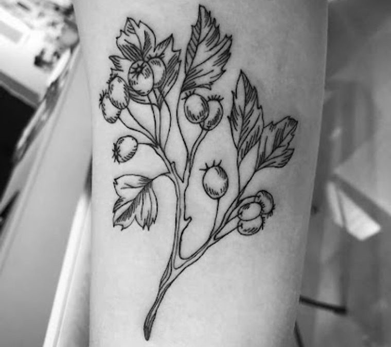 tatuajes de árboles espino