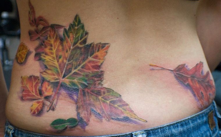 tatuajes de hojas ciclo de la vida