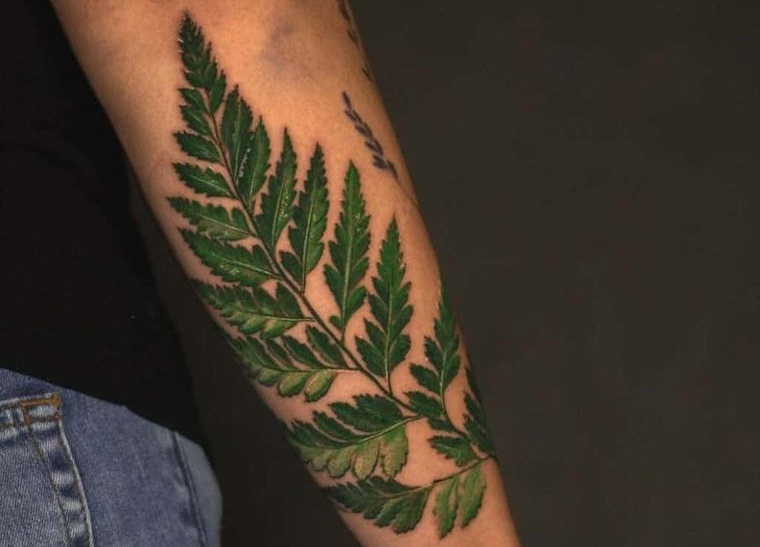 tatuajes de hojas diseños creativos