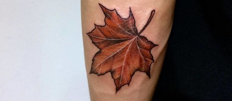 tatuajes de hojas ideas