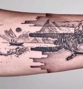 diseños de tatuajes de lobo ideas
