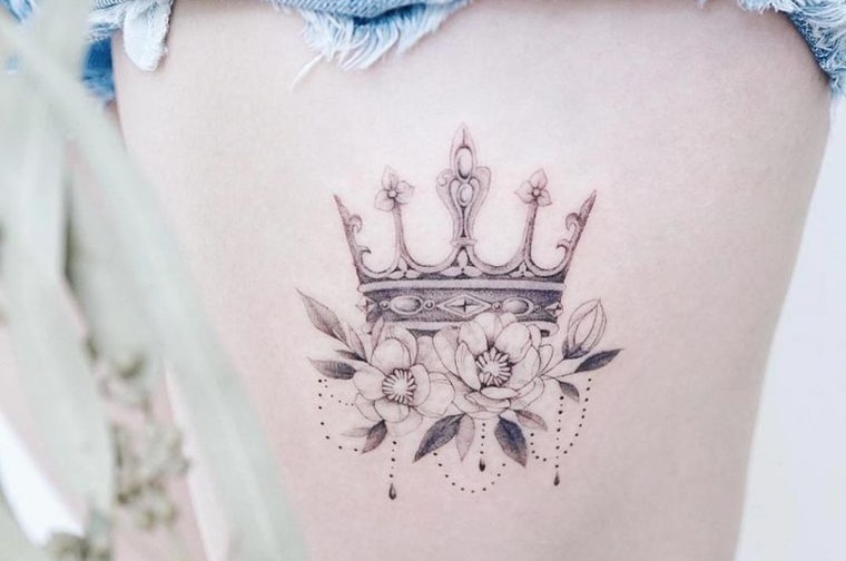 tatuajes para mujeres corona