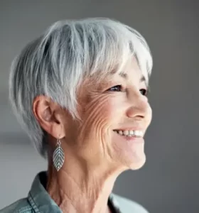 Cortes de cabello de bajo mantenimiento perfectos para mujeres mayores de 60 años