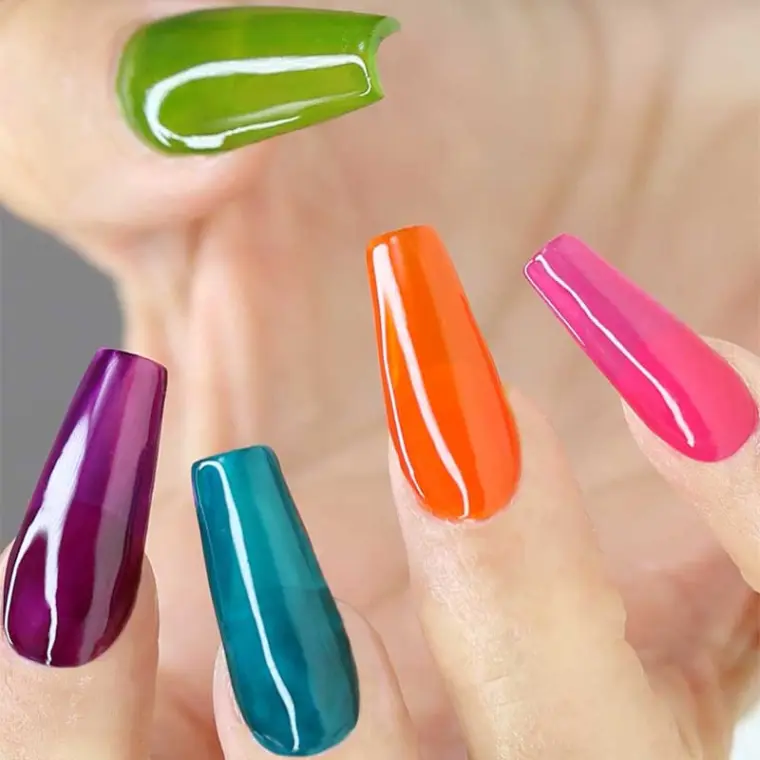 jelly nails uñas de gelatina
