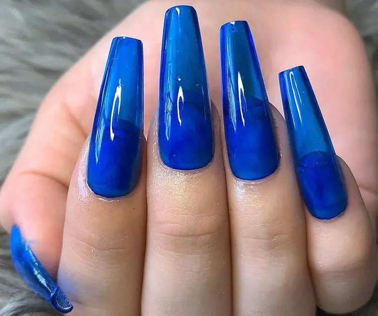 manicura jelly color azul
