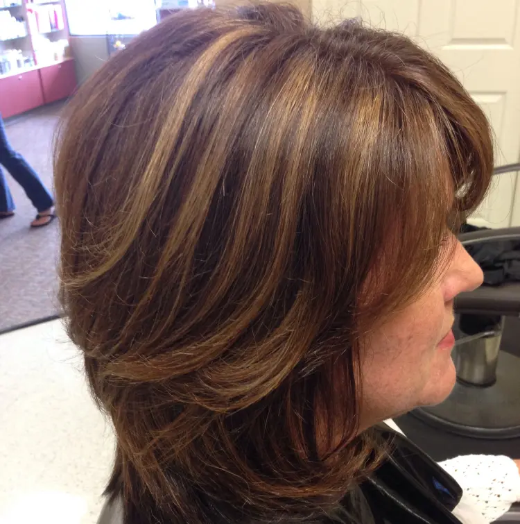 pelo con reflejos caramelo