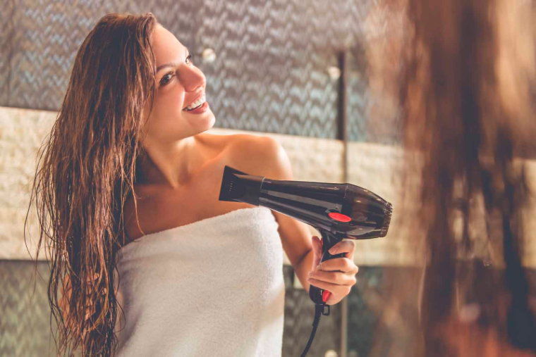 secador de cabelo seco