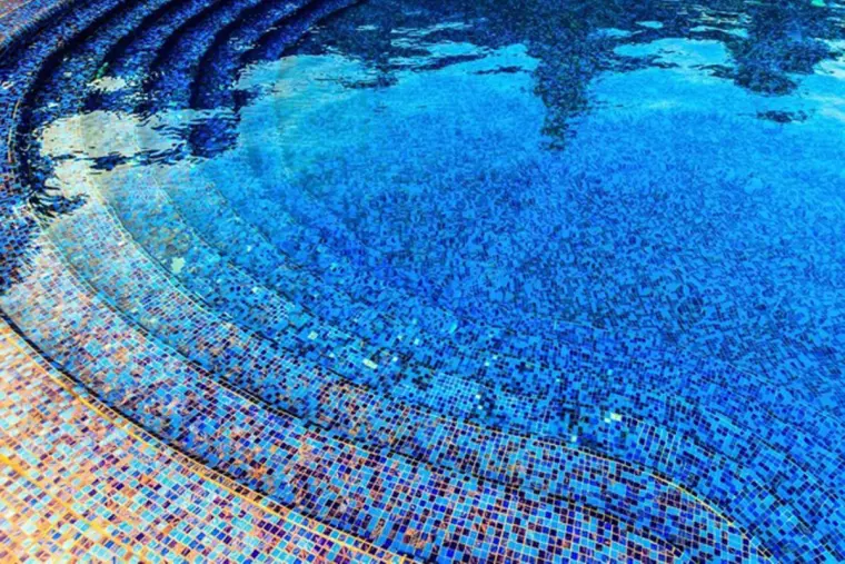 cores de lajes originais para a piscina