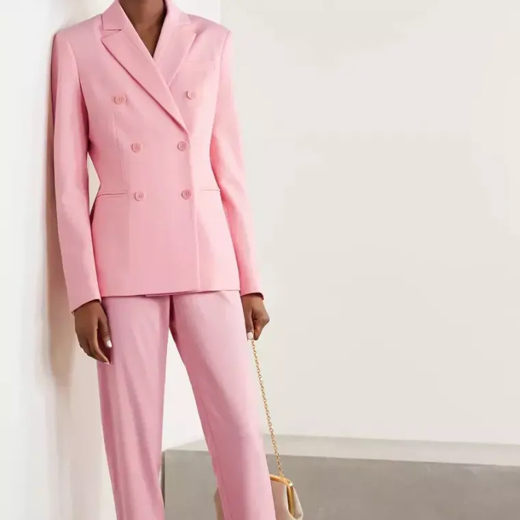 pantalones para bodas 2022 traje rosa original ideas