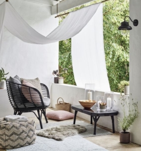 Cómo decorar terraza pequeña y aprovechar el espacio - Ideas de muebles