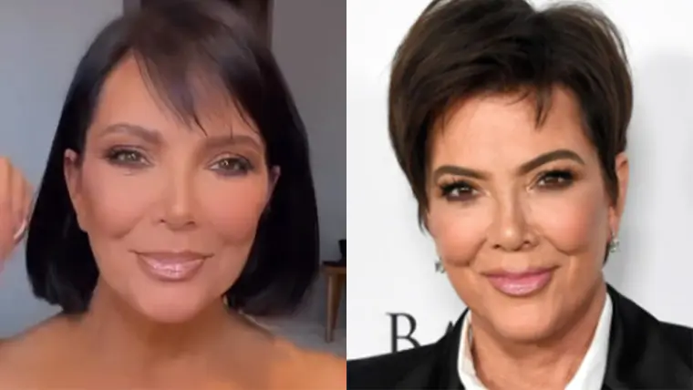 Kris Jenner antes e depois