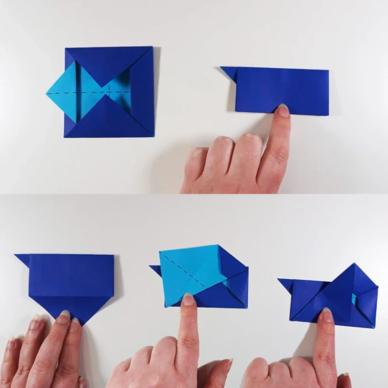 perro de origami