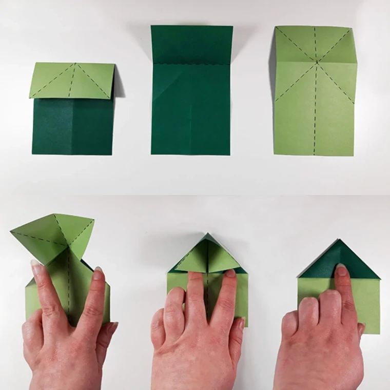 rana de origami