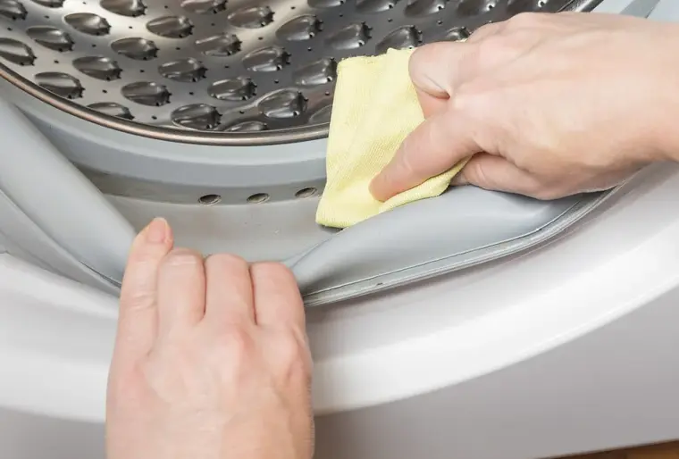 como lavar la goma de la lavadora