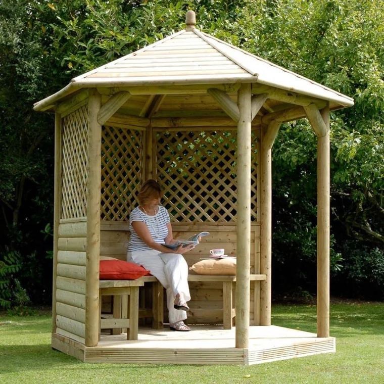 gazebo de jardim para sombra ao ar livre